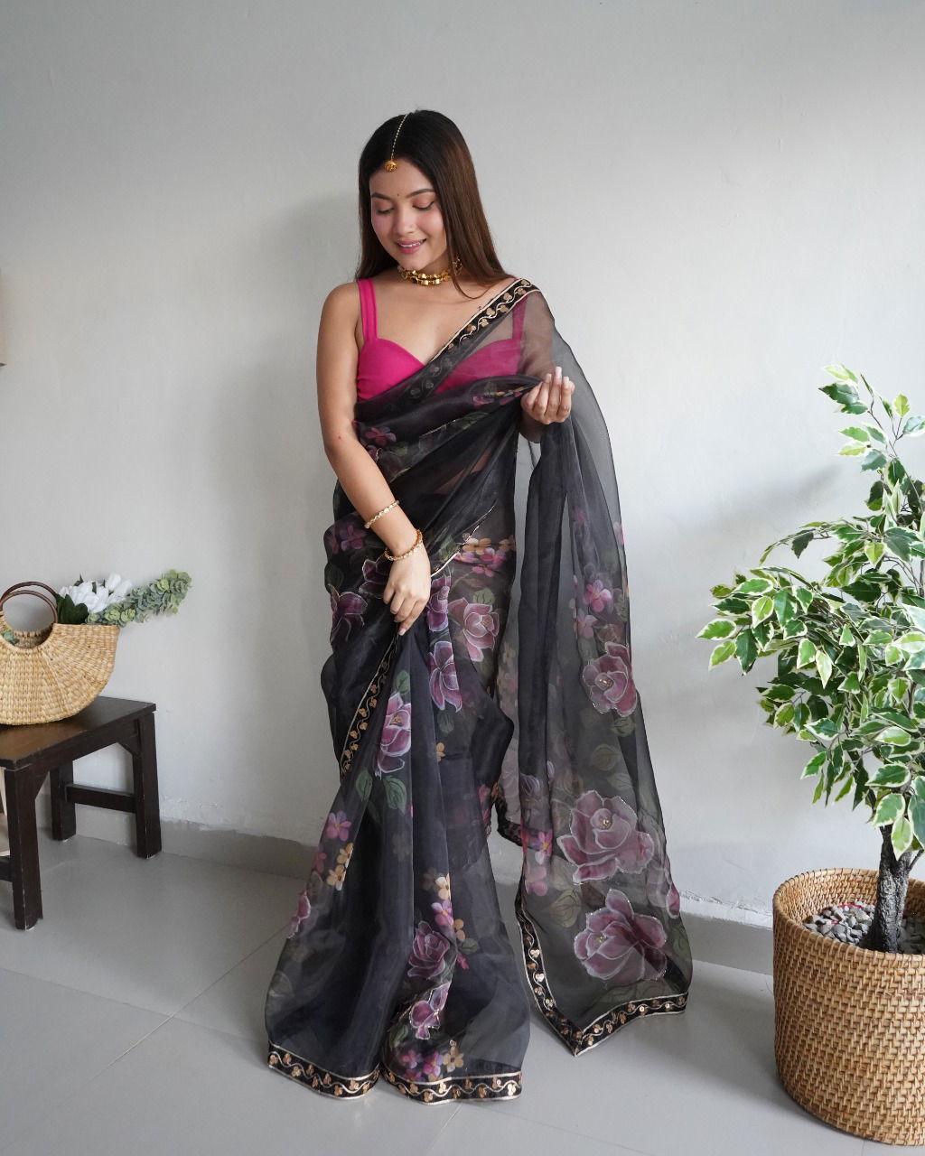 Nilam 01 Fancy Organza Wholesale Party Wear Sarees Catalog
